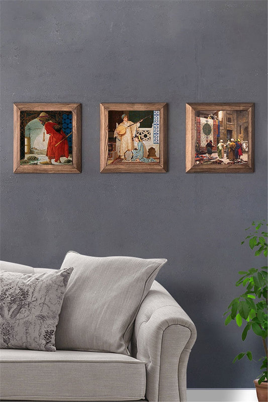 SOLID FRAMED 3-PIECE NATURAL STONE TABLE PANEL / 3PRMT-40-0004