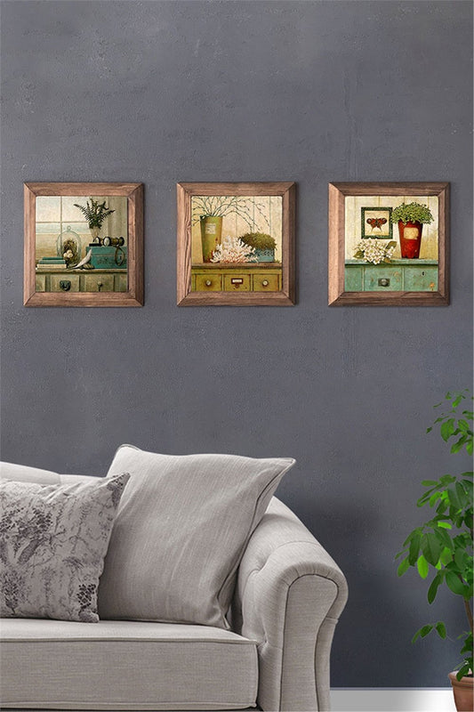 SOLID FRAMED 3-PIECE NATURAL STONE TABLE PANEL / 3PRMT-20-0012