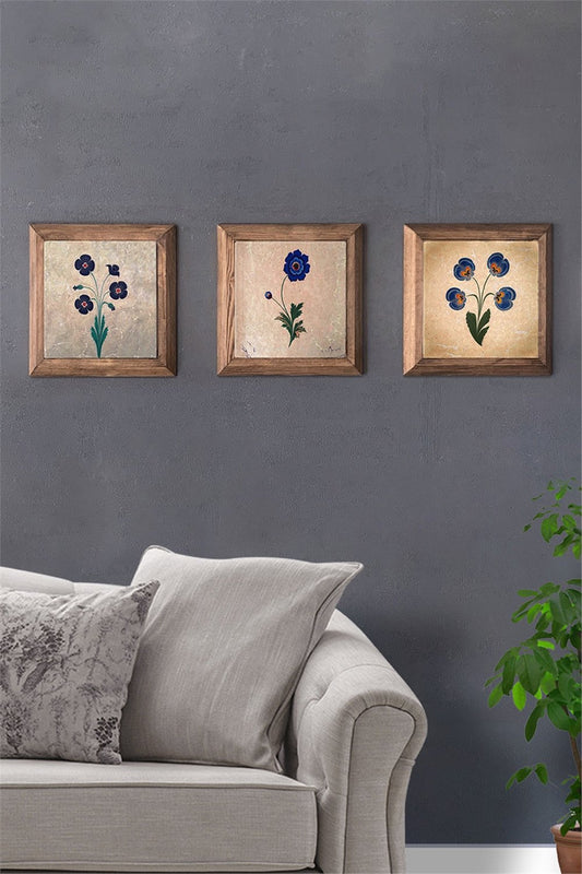 SOLID FRAMED 3-PIECE NATURAL STONE TABLE PANEL / 3PRMT-40-0008