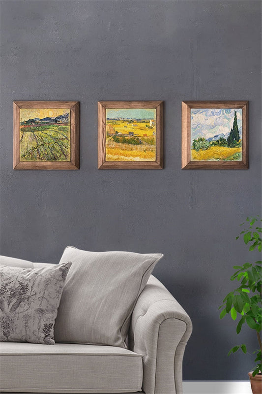 SOLID FRAMED 3-PIECE NATURAL STONE TABLE PANEL / 3PRMT-40-0419