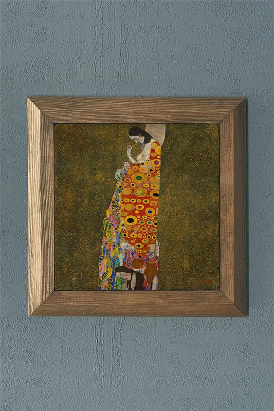 SOLID FRAMED NATURAL STONE PAINTING PANEL 11" x 11" / PRMT2020-1409