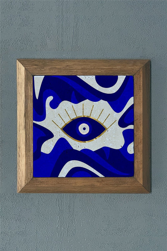SOLID FRAME NATURAL STONE PAINTING PANEL 11" x 11" / PRMT2020-1475