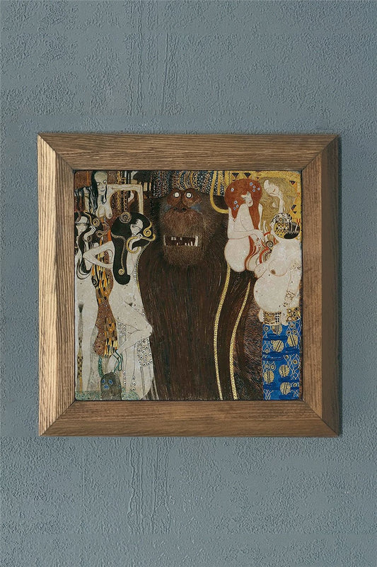 SOLID FRAME NATURAL STONE PAINTING PANEL 11" x 11" / PRMT2020-1414