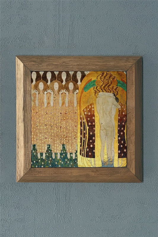 SOLID FRAME NATURAL STONE PAINTING PANEL 11" x 11" / PRMT2020-1404