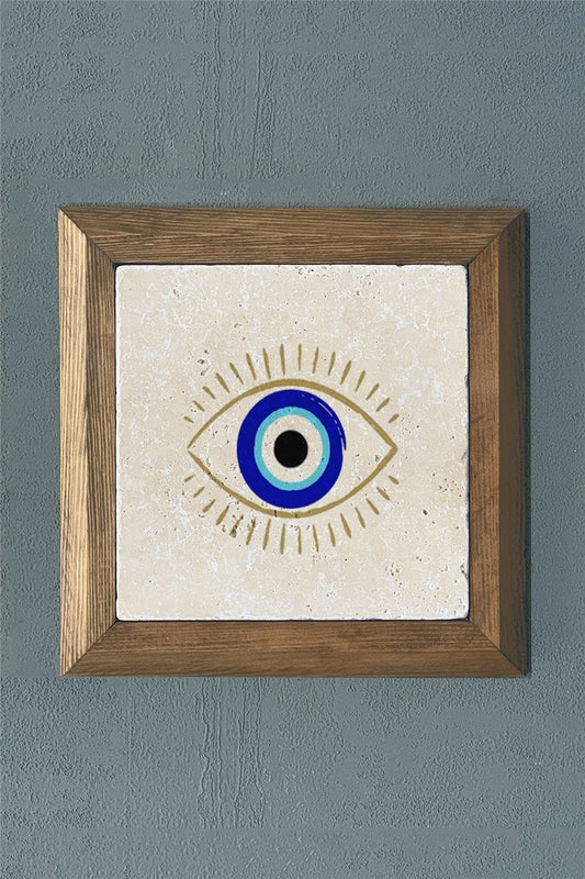 SOLID FRAME NATURAL STONE PAINTING PANEL 11" x 11" / PRMT2020-1510