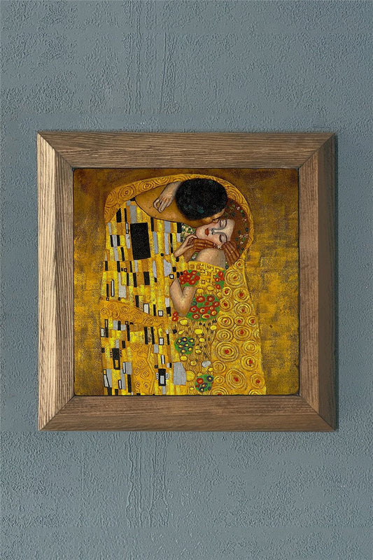 SOLID FRAMED NATURAL STONE PAINTING PANEL 11" x 11" / PRMT2020-1422