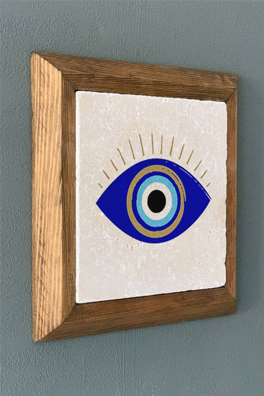 SOLID FRAME NATURAL STONE PAINTING PANEL 11" x 11" / PRMT2020-1505