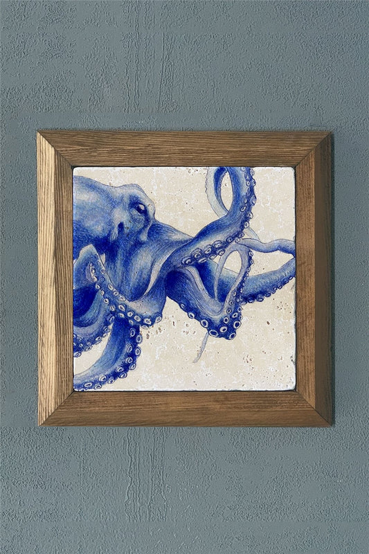 SOLID FRAME NATURAL STONE PAINTING PANEL 11" x 11" / PRMT2020-1460