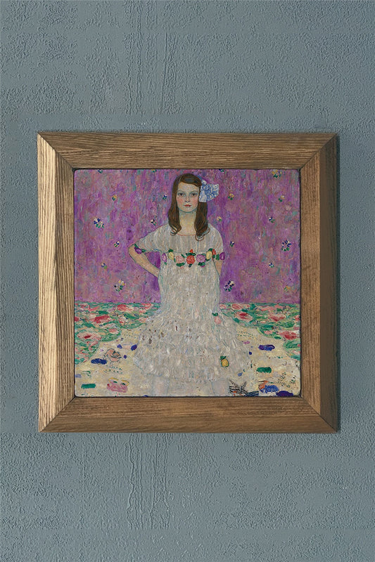 SOLID FRAMED NATURAL STONE PAINTING PANEL 11" x 11" / PRMT2020-1393