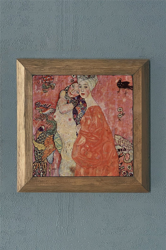 SOLID FRAMED NATURAL STONE PAINTING PANEL 11" x 11" / PRMT2020-1401
