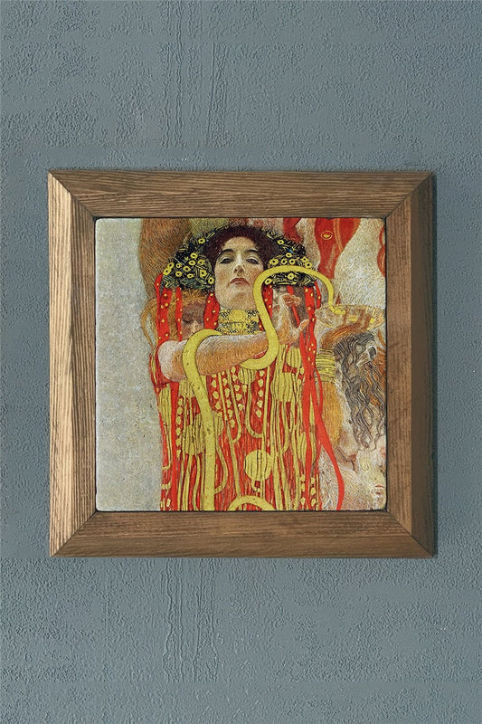 SOLID FRAMED NATURAL STONE PAINTING PANEL 11" x 11" / PRMT2020-1418