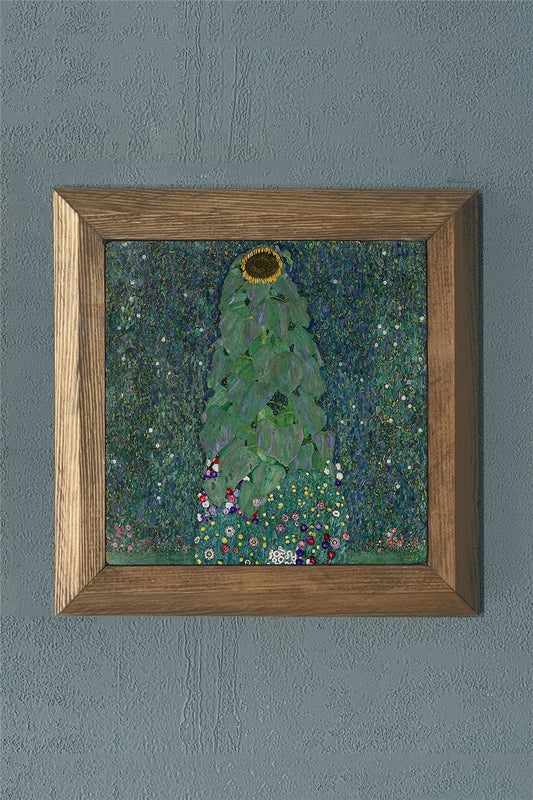 SOLID FRAMED NATURAL STONE PAINTING PANEL 11" x 11" / PRMT2020-1390