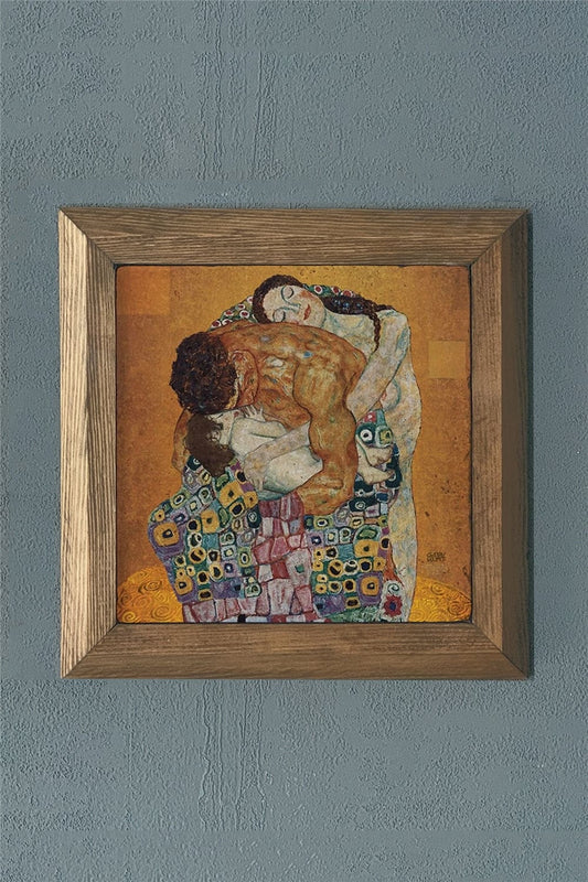 SOLID FRAMED NATURAL STONE PAINTING PANEL 11" x 11" / PRMT2020-1521