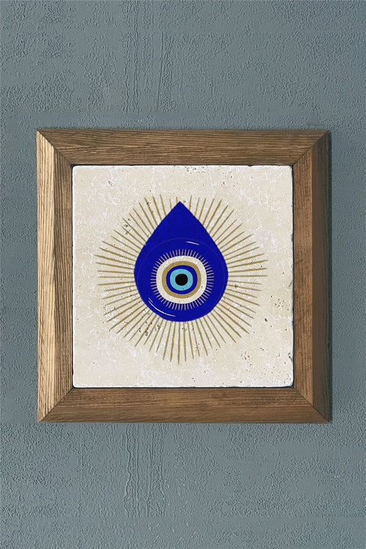 SOLID FRAME NATURAL STONE PAINTING PANEL 11" x 11" / PRMT2020-1520