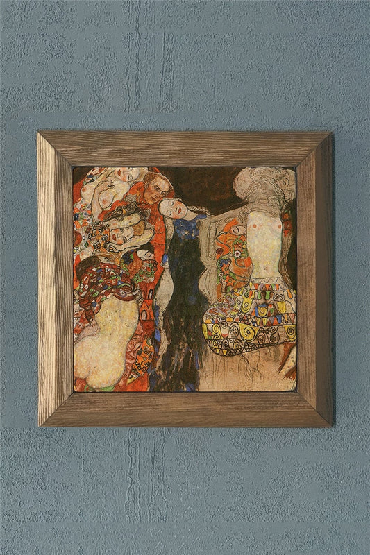 SOLID FRAME NATURAL STONE PAINTING PANEL 11" x 11" / PRMT2020-1405