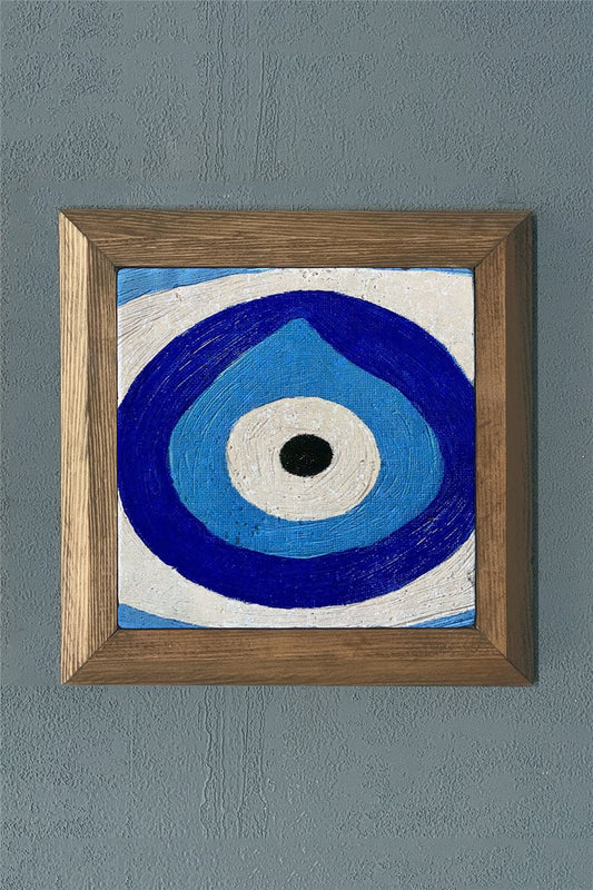 SOLID FRAME NATURAL STONE PAINTING PANEL 11" x 11" / PRMT2020-1485
