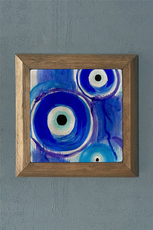 SOLID FRAMED NATURAL STONE PAINTING PANEL 11" x 11" / PRMT2020-1476