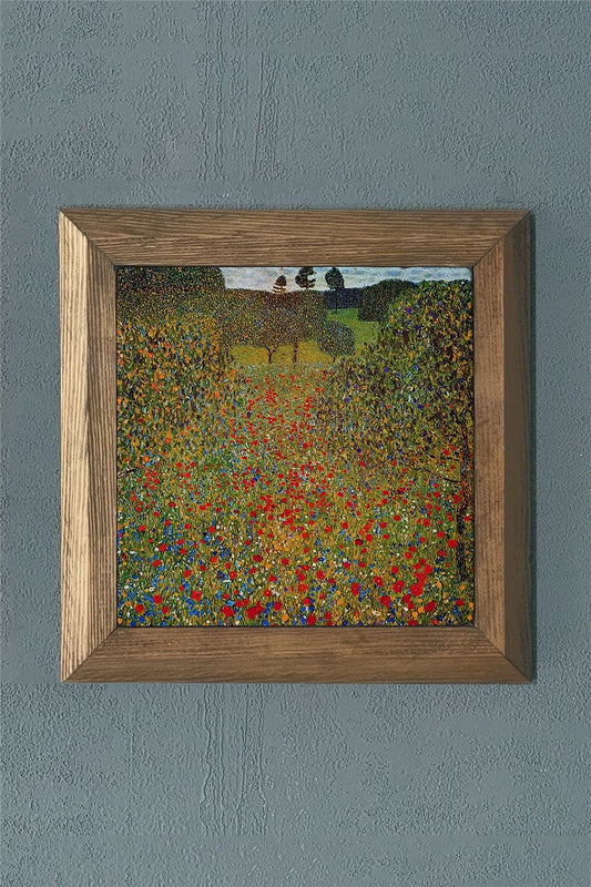SOLID FRAME NATURAL STONE PAINTING PANEL 11" x 11" / PRMT2020-1410