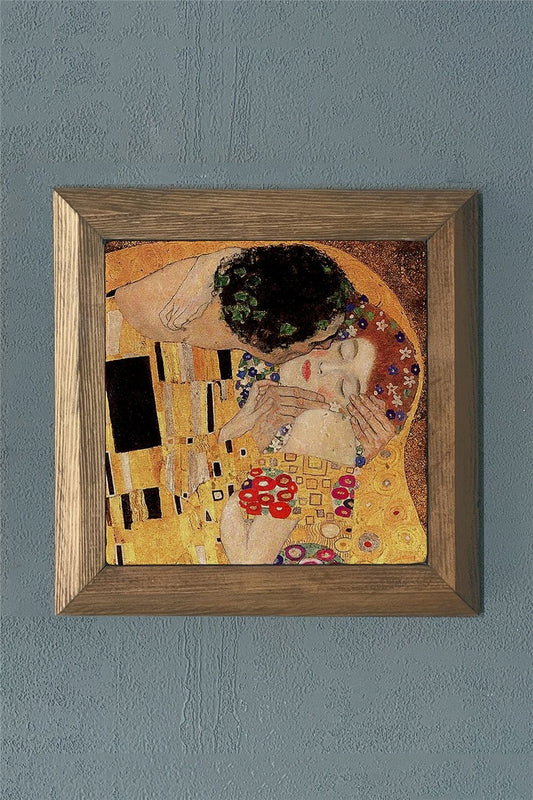SOLID FRAMED NATURAL STONE PAINTING PANEL 11" x 11" / PRMT2020-1420