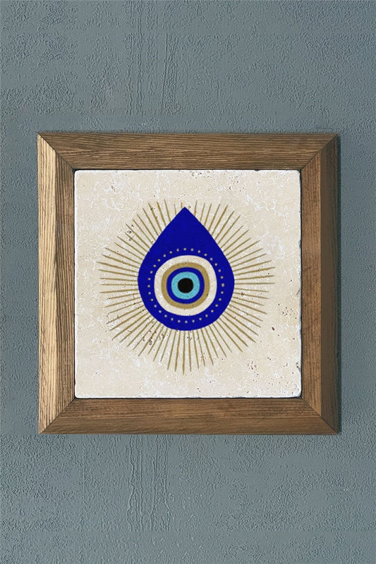 SOLID FRAME NATURAL STONE PAINTING PANEL 11" x 11" / PRMT2020-1507