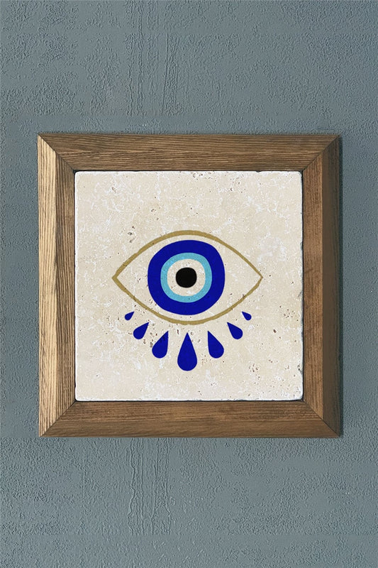 SOLID FRAME NATURAL STONE PAINTING PANEL 11" x 11" / PRMT2020-1506