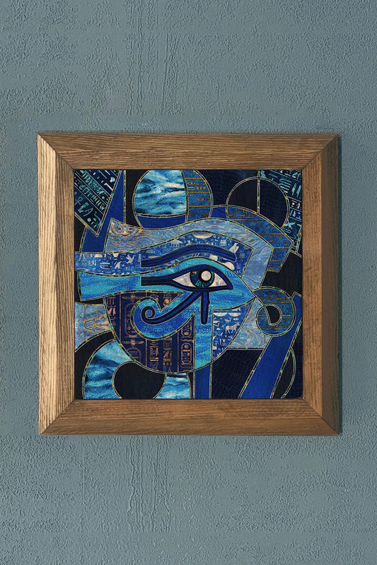 Solid Framed Stone Painting-Wall Decor- 11" x 11"