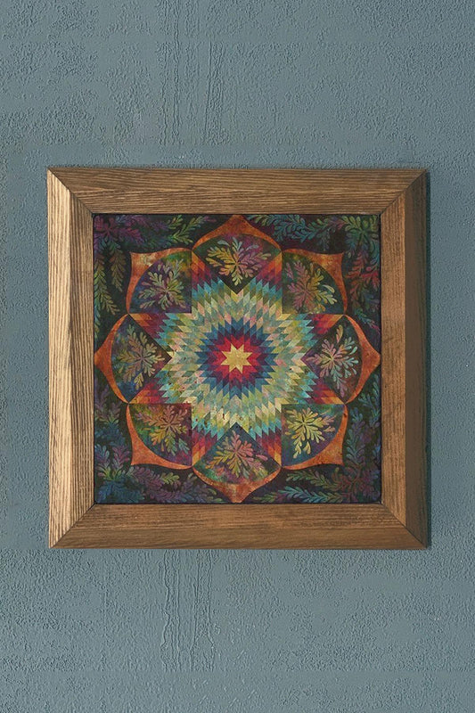 Solid Framed Stone Painting-Wall Decor- 11" x 11"