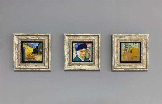 3-PIECE FRAME NATURAL STONE WALL DECOR / 3CDD-40-415 (WALL DECOR)