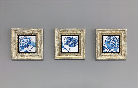 3-PIECE FRAME NATURAL STONE WALL DECOR / 3CDD-40-325 (WALL DECOR)