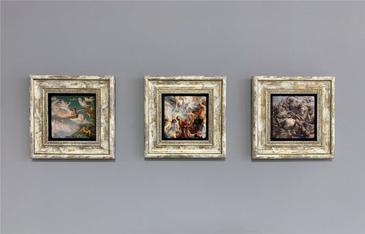 3-PIECE FRAME NATURAL STONE WALL DECOR / 3CDD-40-265 (WALL DECOR)