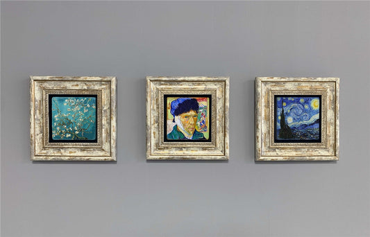 3-PIECE FRAME NATURAL STONE WALL DECOR / 3CDD-40-411 (WALL DECOR)