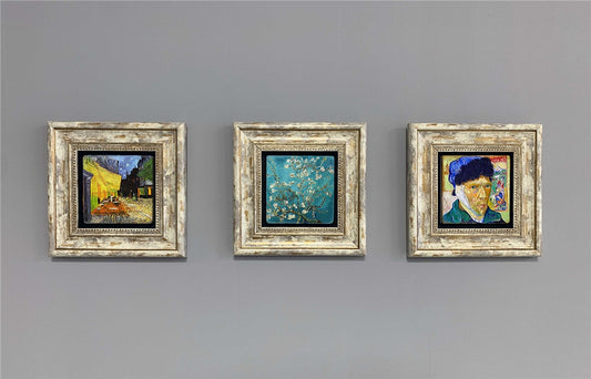 3-PIECE FRAME NATURAL STONE WALL DECOR / 3CDD-40-417 (WALL DECOR)