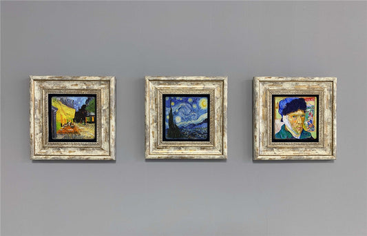 3-PIECE FRAME NATURAL STONE WALL DECOR / 3CDD-40-416 (WALL DECOR)