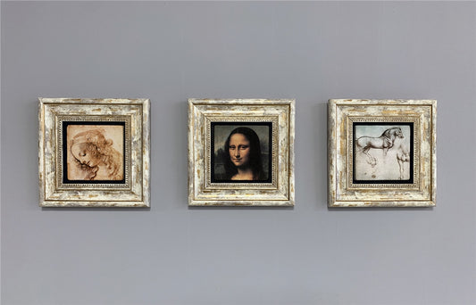 3-PIECE FRAME NATURAL STONE WALL DECOR / 3CDD-40-271 (WALL DECOR)