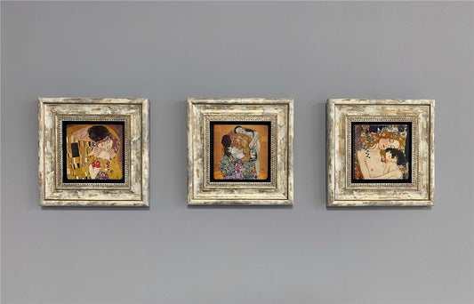 3-PIECE FRAME NATURAL STONE WALL DECOR / 3CDD-40-421 (WALL DECOR)