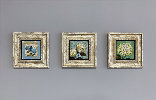 3-PIECE FRAME NATURAL STONE WALL DECOR / 3CDD-40-264 (WALL DECOR)