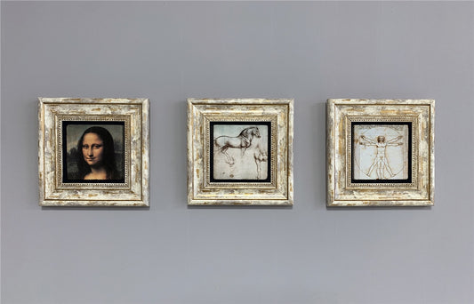 3-PIECE FRAME NATURAL STONE WALL DECOR / 3CDD-40-270 (WALL DECOR)