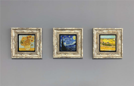 3-PIECE FRAME NATURAL STONE WALL DECOR / 3CDD-40-420 (WALL DECOR)