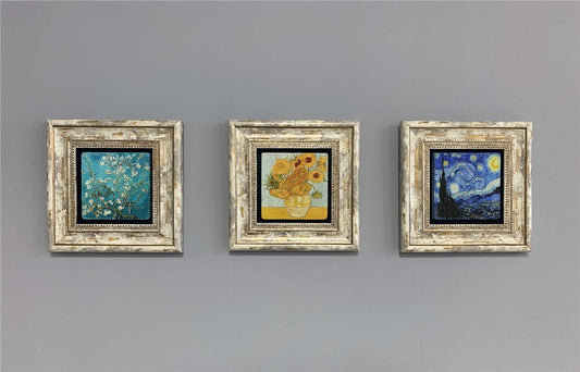 3-PIECE FRAME NATURAL STONE WALL DECOR / 3CDD-40-413 (WALL DECOR)