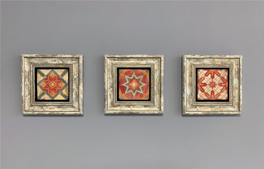 3-PIECE FRAME NATURAL STONE WALL DECOR / 3CDD-40-340 (WALL DECOR)