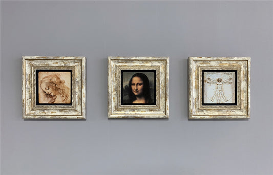 3-PIECE FRAME NATURAL STONE WALL DECOR / 3CDD-40-269 (WALL DECOR)