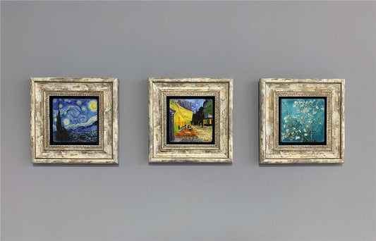3-PIECE FRAME NATURAL STONE WALL DECOR / 3CDD-40-418 (WALL DECOR)