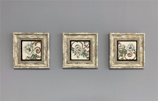 3-PIECE FRAME NATURAL STONE WALL DECOR / 3CDD-40-330 (WALL DECOR)