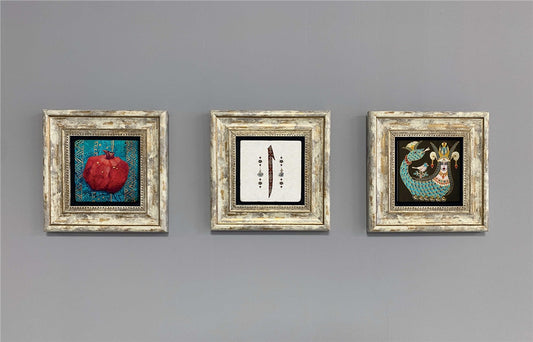 3-PIECE FRAME NATURAL STONE WALL DECOR / 3CDD-40-384 (WALL DECOR)
