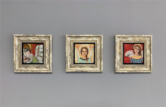 3-PIECE FRAME NATURAL STONE WALL DECOR / 3CDD-40-295 (WALL DECOR)