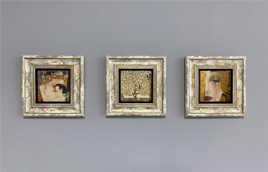 3-PIECE FRAME NATURAL STONE WALL DECOR / 3CDD-40-273 (WALL DECOR)
