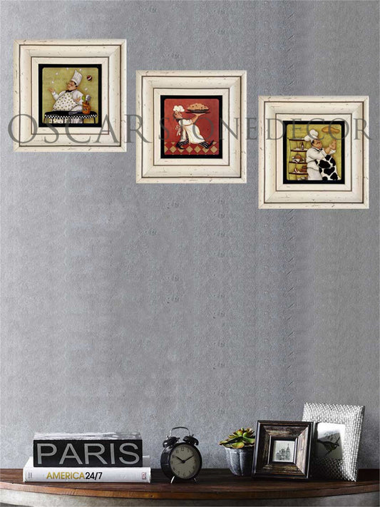 3-PIECE FRAME NATURAL STONE WALL DECOR / 3CDD-30-004 (WALL DECOR)