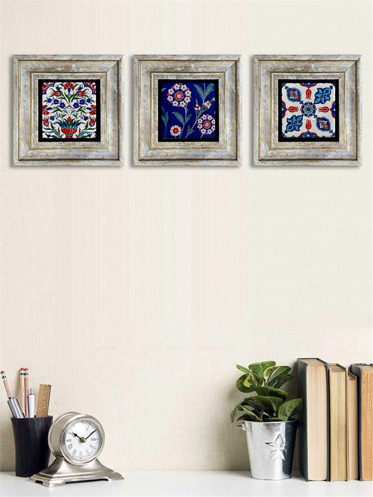 3-PIECE FRAME NATURAL STONE WALL DECOR / 3CDD-40-044 (WALL DECOR)