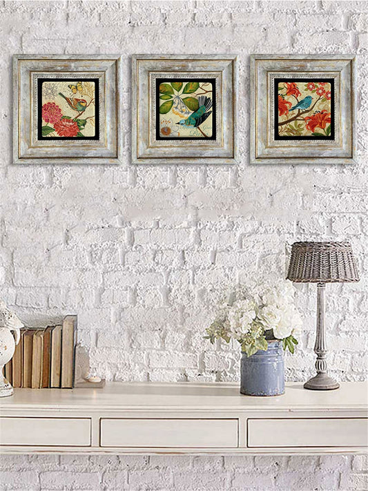 3-PIECE FRAME NATURAL STONE WALL DECOR / 3CDD-40-078 (WALL DECOR)