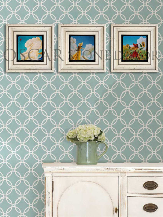 3-PIECE FRAME NATURAL STONE WALL DECOR / 3CDD-30-014 (WALL DECOR)